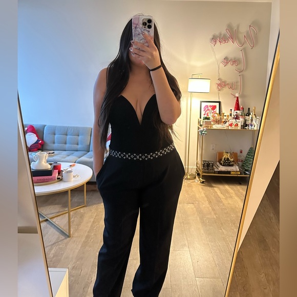 *24 HOUR SALE* Babe Alert Black Notched Strapless Bodysuit - Picture 7 of 7